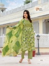 Trisha Vol 3 By Erraha Rayon Umbrella Style Kurti Set Suppliers In India
